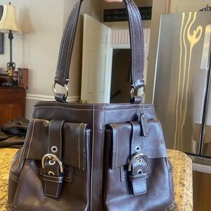 Coach Brown Satchel Bag